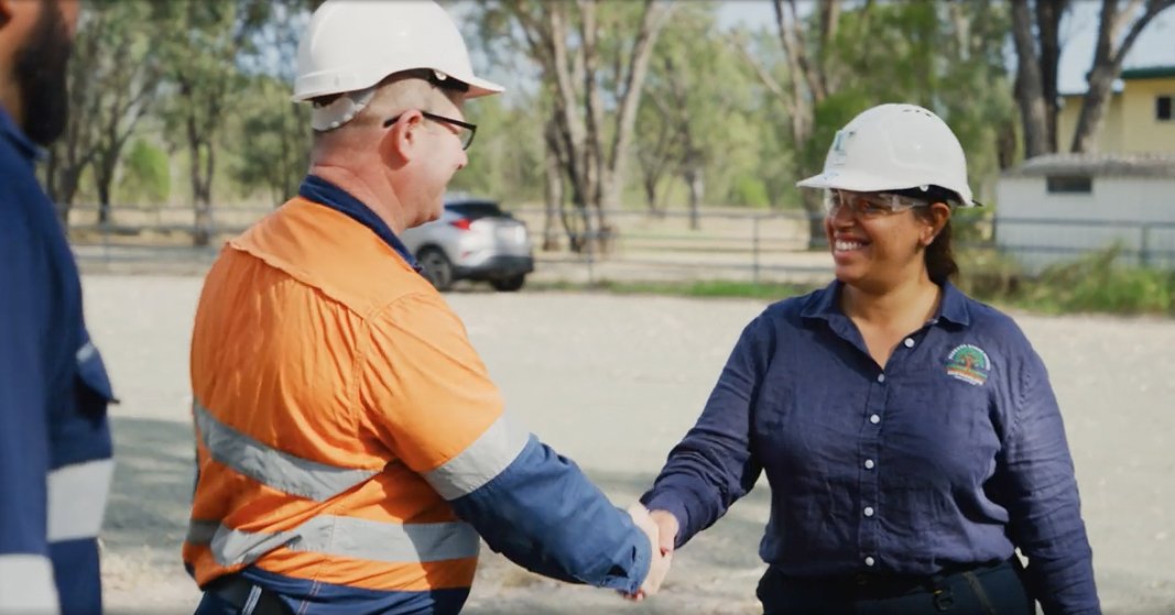 Indigenous partnership team